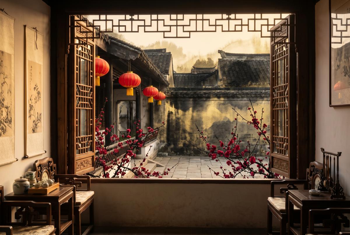 17C国风美学 - 古建庭院意境 - gguslsj.cn